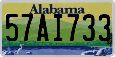 AL license plate 57AI733