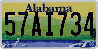 AL license plate 57AI734