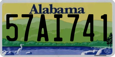 AL license plate 57AI741