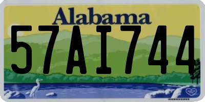 AL license plate 57AI744