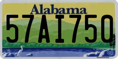 AL license plate 57AI750