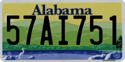 AL license plate 57AI751