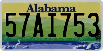 AL license plate 57AI753