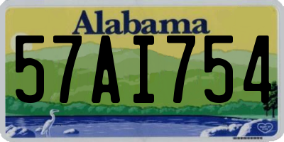 AL license plate 57AI754