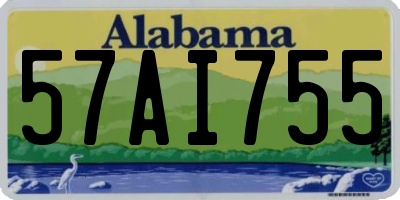 AL license plate 57AI755