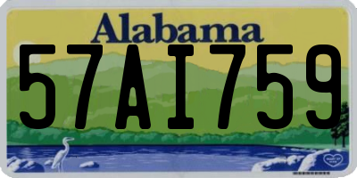 AL license plate 57AI759