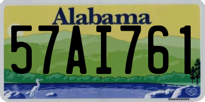 AL license plate 57AI761