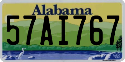 AL license plate 57AI767