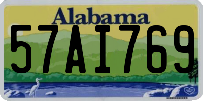 AL license plate 57AI769