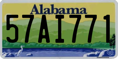 AL license plate 57AI771
