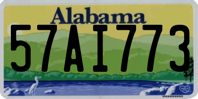 AL license plate 57AI773