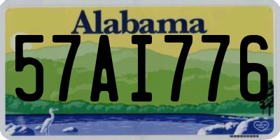 AL license plate 57AI776
