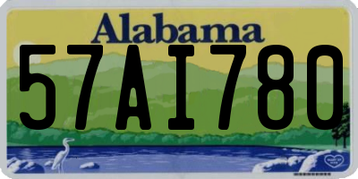 AL license plate 57AI780