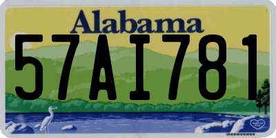 AL license plate 57AI781