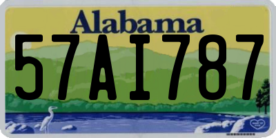 AL license plate 57AI787