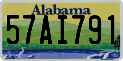 AL license plate 57AI791