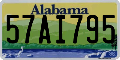 AL license plate 57AI795