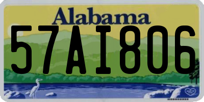 AL license plate 57AI806