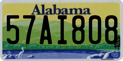 AL license plate 57AI808