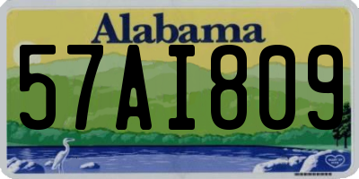 AL license plate 57AI809