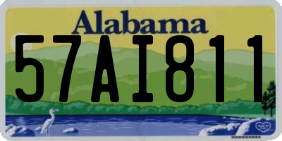 AL license plate 57AI811