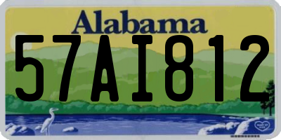 AL license plate 57AI812