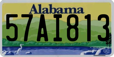 AL license plate 57AI813