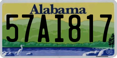 AL license plate 57AI817