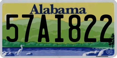 AL license plate 57AI822