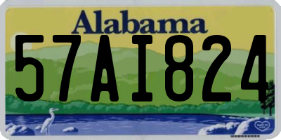 AL license plate 57AI824