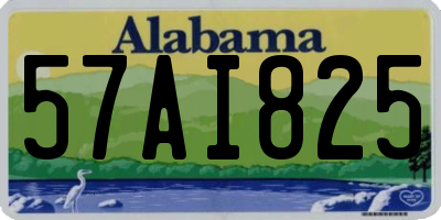 AL license plate 57AI825
