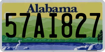 AL license plate 57AI827