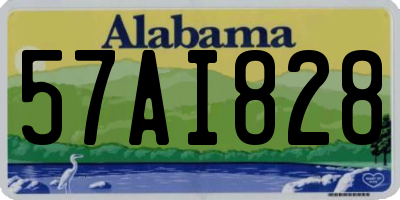 AL license plate 57AI828
