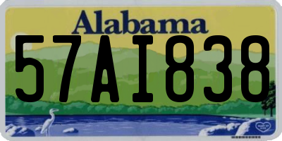 AL license plate 57AI838