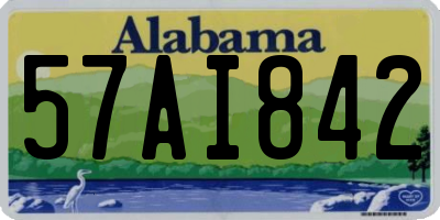 AL license plate 57AI842