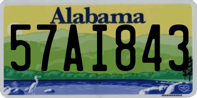AL license plate 57AI843