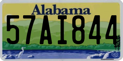 AL license plate 57AI844