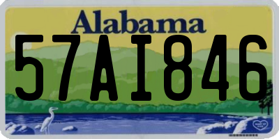 AL license plate 57AI846