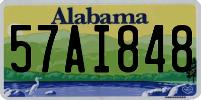 AL license plate 57AI848