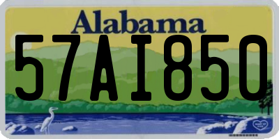 AL license plate 57AI850