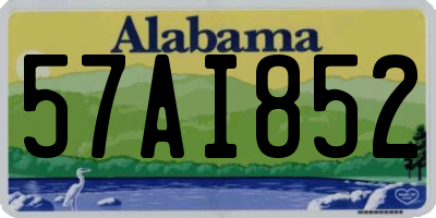 AL license plate 57AI852