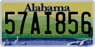 AL license plate 57AI856