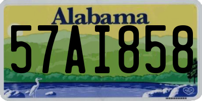 AL license plate 57AI858