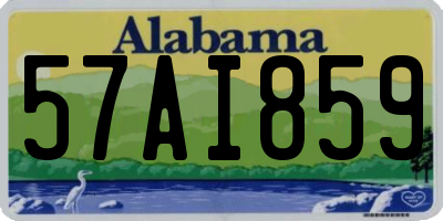AL license plate 57AI859