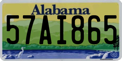 AL license plate 57AI865