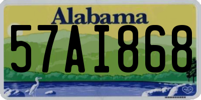 AL license plate 57AI868