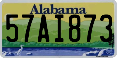 AL license plate 57AI873