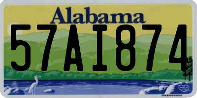 AL license plate 57AI874