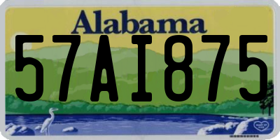 AL license plate 57AI875