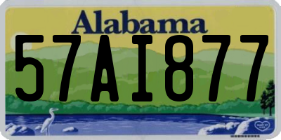 AL license plate 57AI877